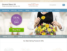 Tablet Screenshot of grandeprairieflorist.ca